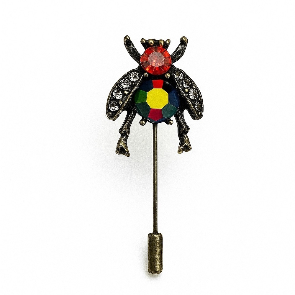 ⚜️❤️🔥 Colorful Insect Brooch Pin 🪰💎 - Picture 1 of 12